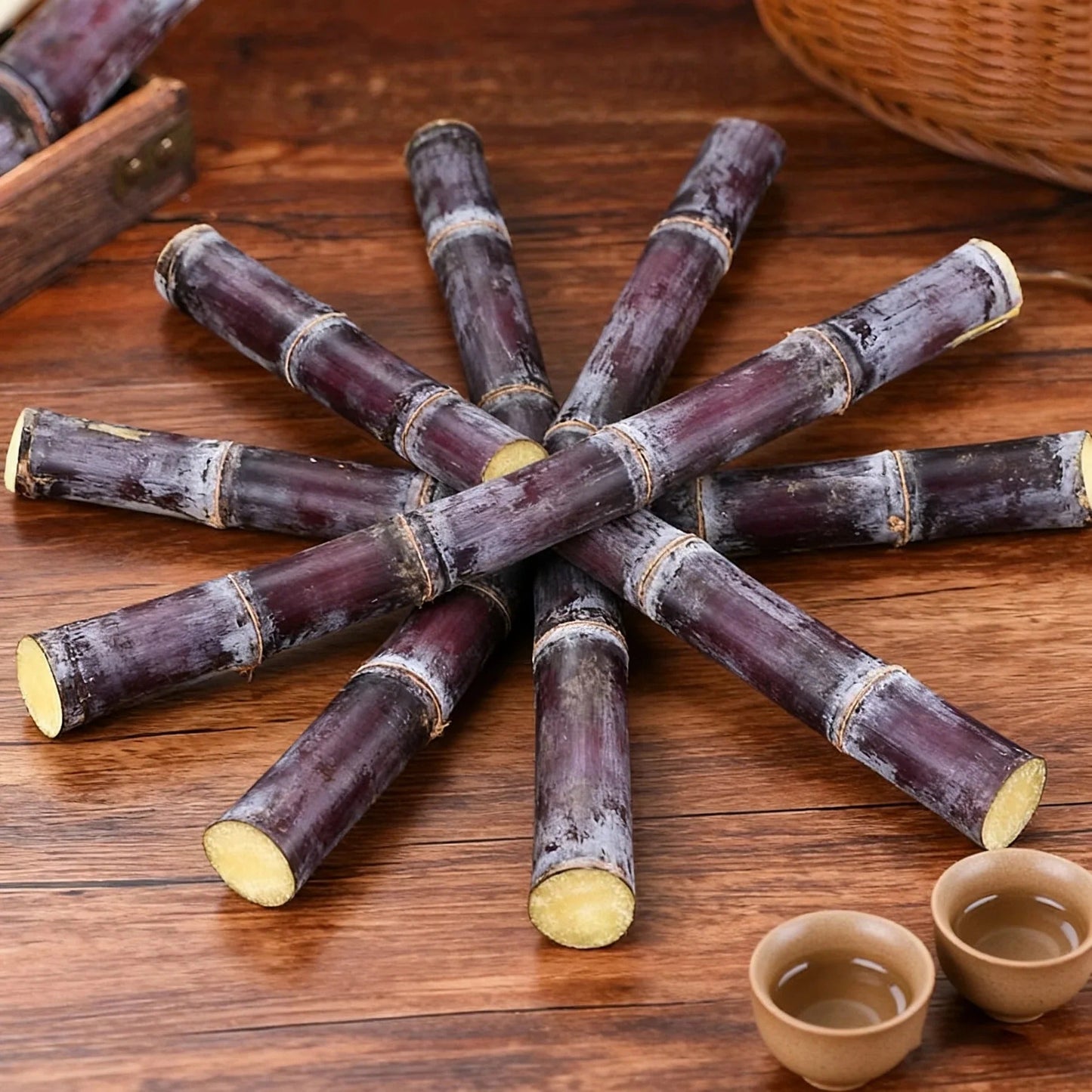 Cukranendrių sėklų kolekcija – violetinės ir geltonos cukranendrių sėklos, tinkamos auginti namuose-LT