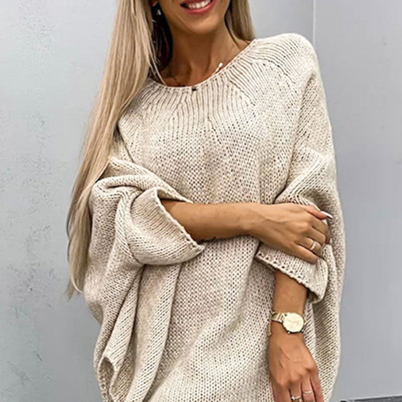 Eleganten ženski pleten pulover s kapuco⚡⚡