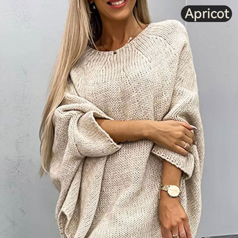Eleganten ženski pleten pulover s kapuco⚡⚡