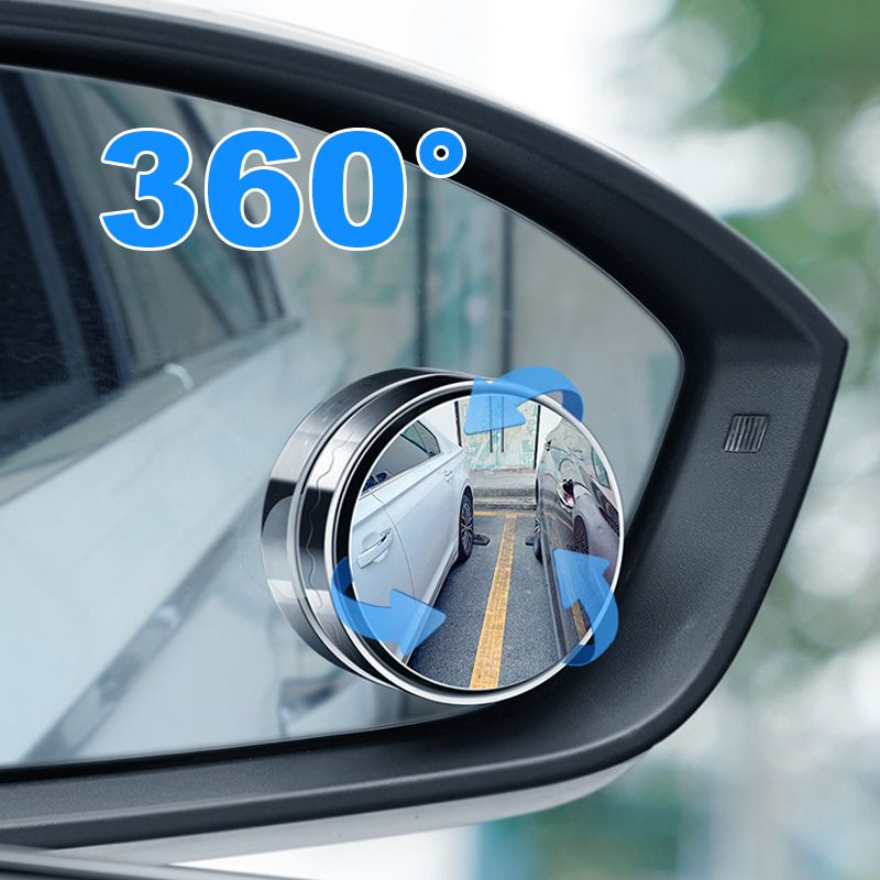 👍Povečajte varnost vožnje🚗Ogledalo za mrtvi kot s priseskom-SI