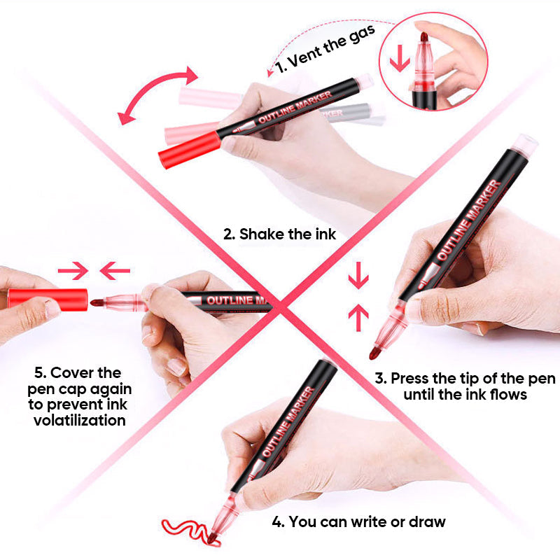 🎁Kreativna darila POPUST 49% -🎁Lightstick Graffiti Pens-SI