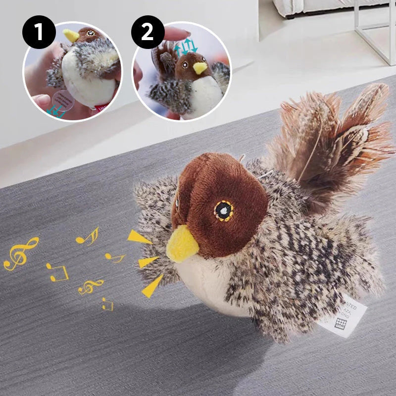 🐱 POSODOBLJENA IGRAČA ZA MAČKE Z LIČCI🐦-SI