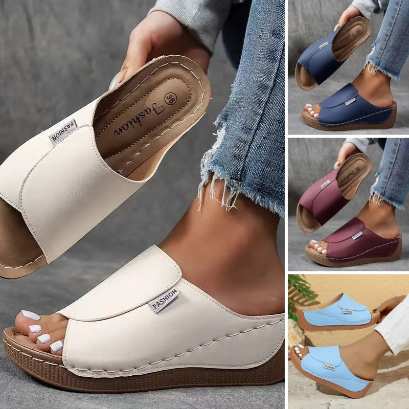 💥Hot Sale🔥 Γυναικεία πέδιλα Casual Wedge Slide -GR