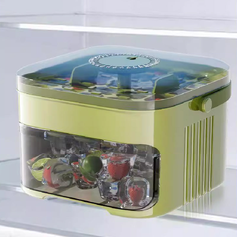 Vedro za led 2 v 1 – Izdeluje in shranjuje led, pritisnite za odstranitev🧊❄️-SI