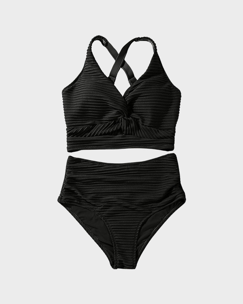 👙Komplet bikinijev z visokim pasom-SI