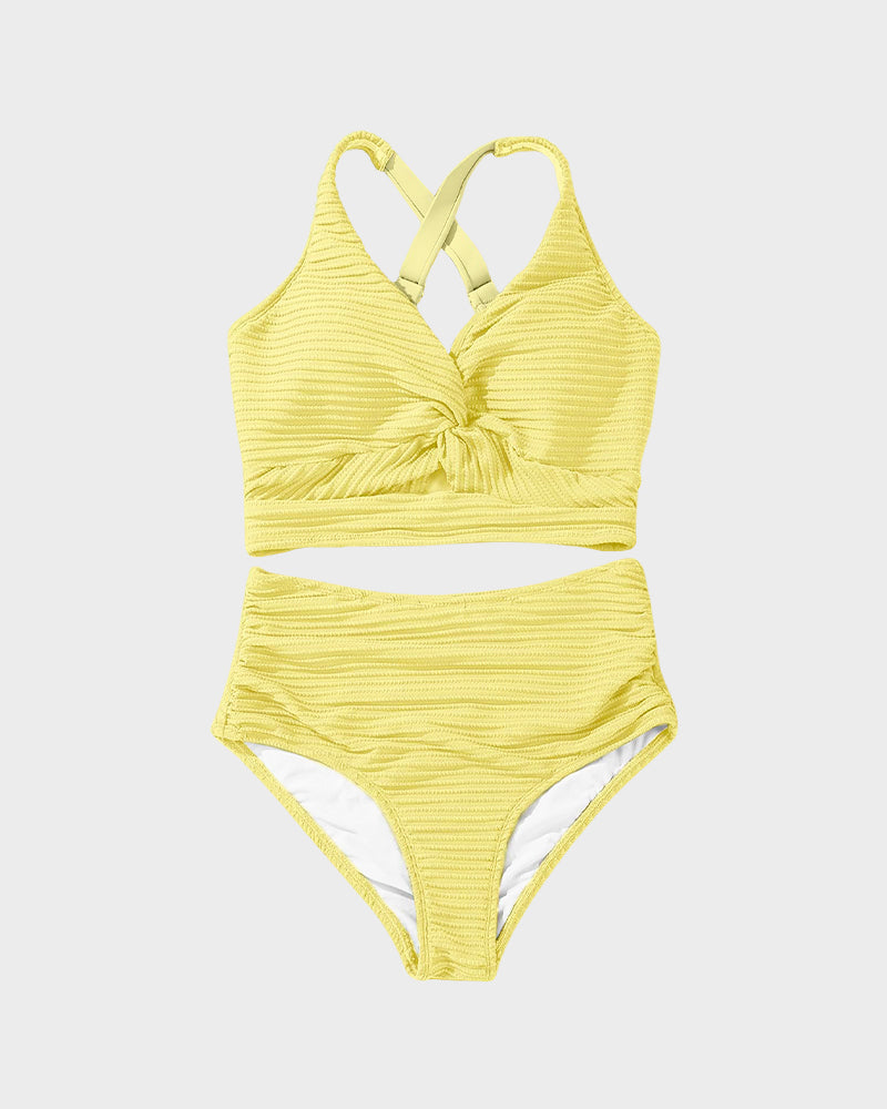 👙Komplet bikinijev z visokim pasom-SI