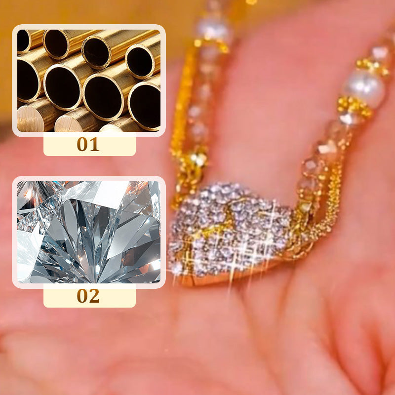 ⏳Časovno omejena posebna ponudba⏰Ujemajoče se ogrlice z obeskom v obliki srca z magnetom💖-SI