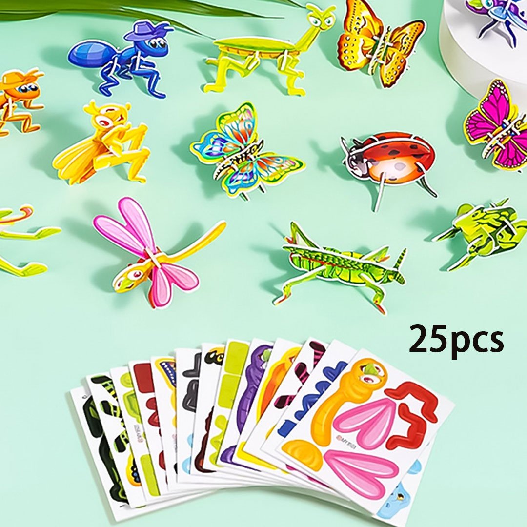 🎁Zadnji dan promocije 50 % POPUSTA🔥2025 Izobraževalna 3D risana sestavljanka-SI