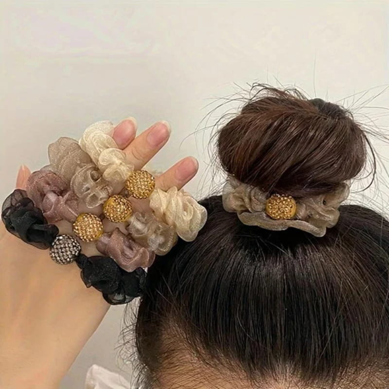 🔥✨Kupite 1, dobite 2 gratis💕Elegantni kristalni mrežasti trakovi za lase-SI
