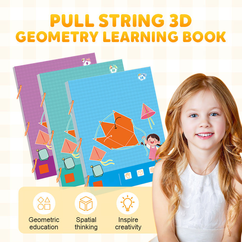 👶✨3D geometrijos mokymosi knyga-LT