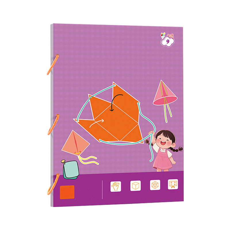 👶✨3D geometrijos mokymosi knyga-LT
