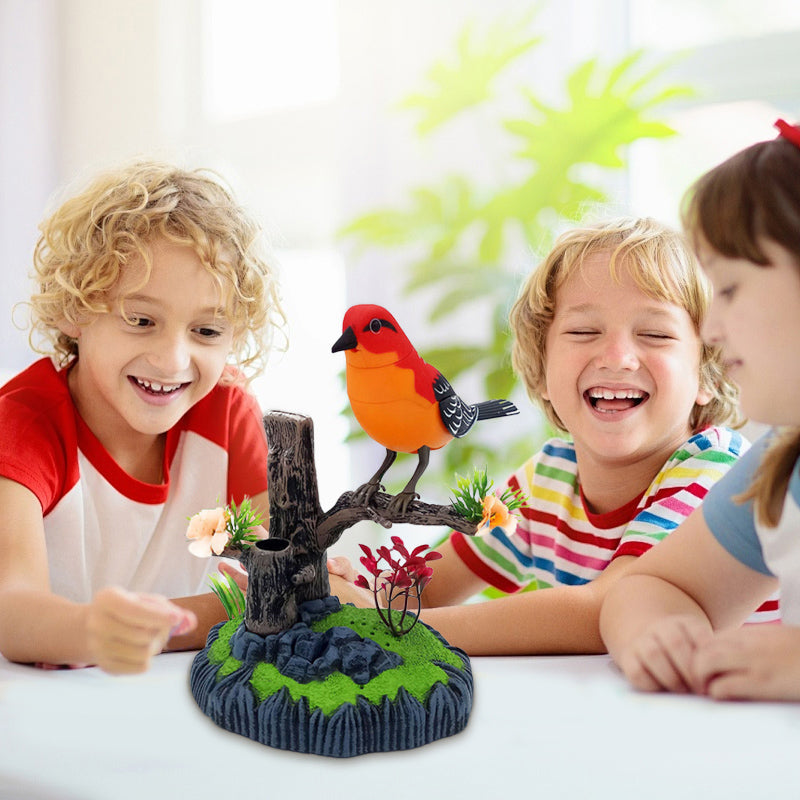 Interaktivna igrača z glasovnim upravljanjem in čivkajočo ptico-SI