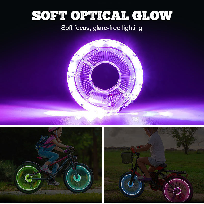 🌈 Barvita lučka za pesto kolesa 🚴‍♂️💡-SI