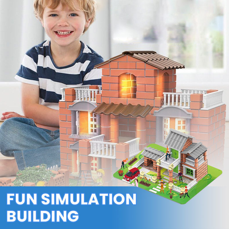 🏠Sestavljiv komplet za mini gradnjo stavb-SI