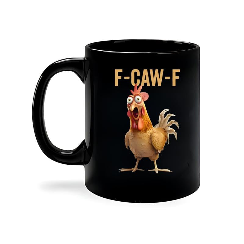 F-Caw-F Juokingo Vištienos Puodelis-LT