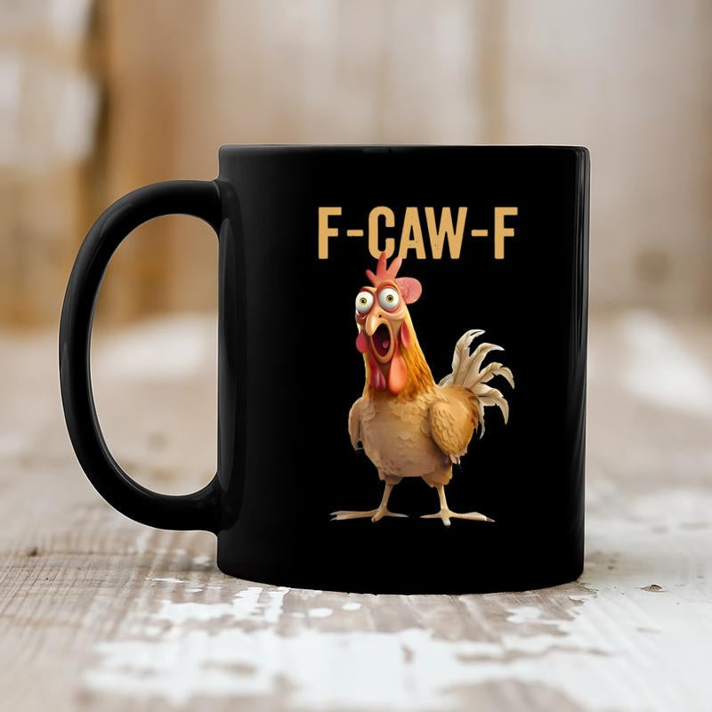 F-Caw-F Juokingo Vištienos Puodelis-LT