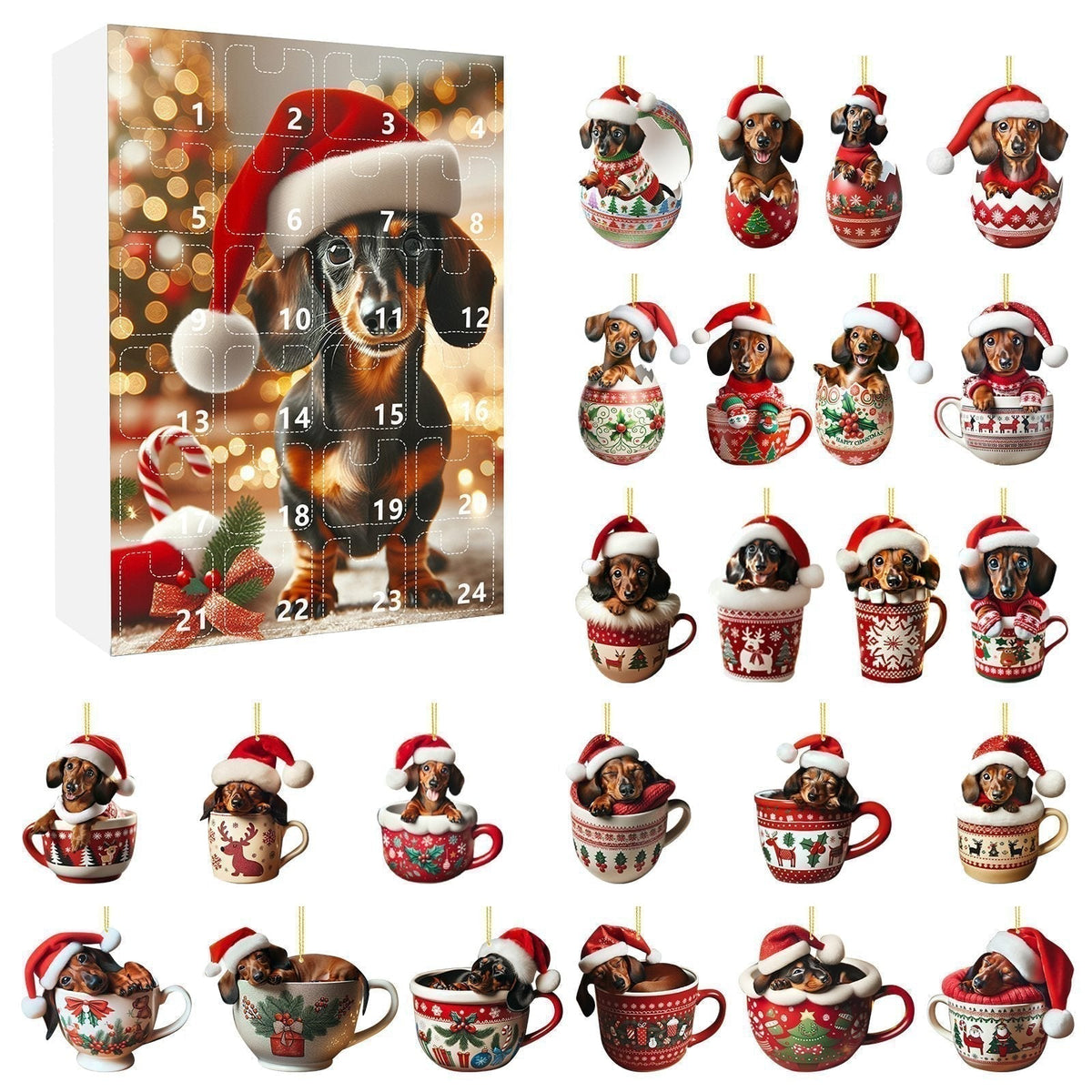 🎅Božični adventni koledar za jazbečarje 2025🎁-SI
