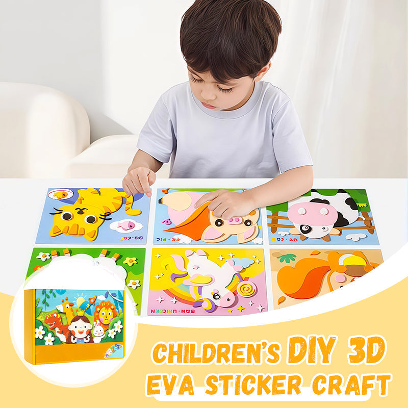 🧩🎨Naredi sam 3D nalepke iz EVA za otroke🎁-SI