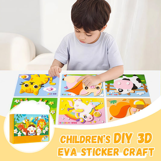 🧩🎨Naredi sam 3D nalepke iz EVA za otroke🎁-SI