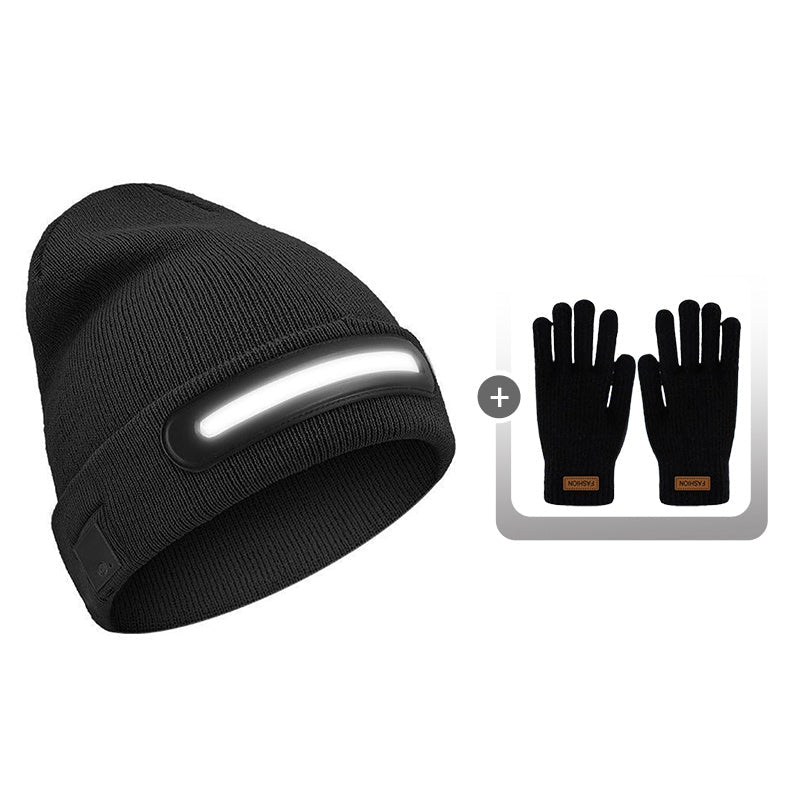 Polnilna LED kapa z Bluetoothom-SI