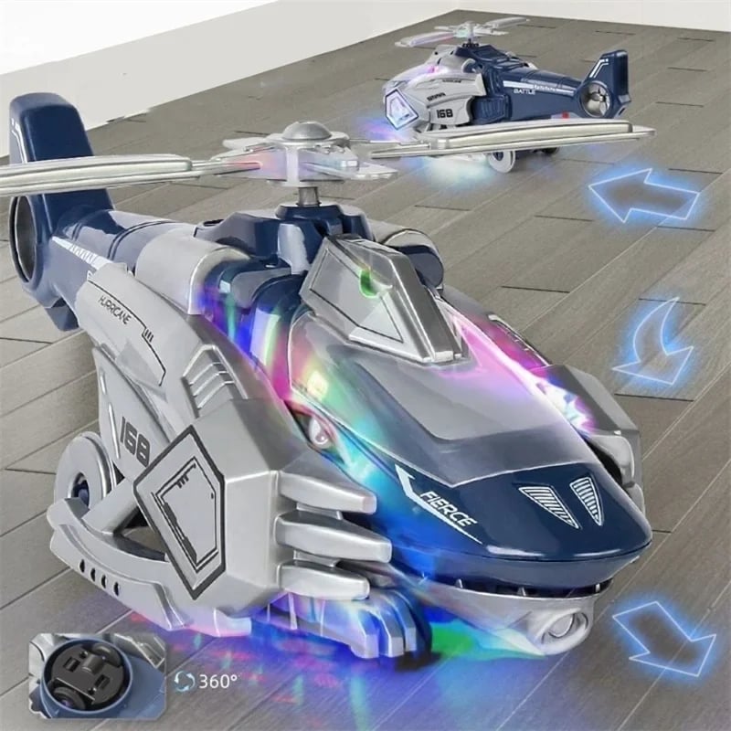Vroča prodaja LED transformirajoče dinozavrske helikopterske igrače-SI