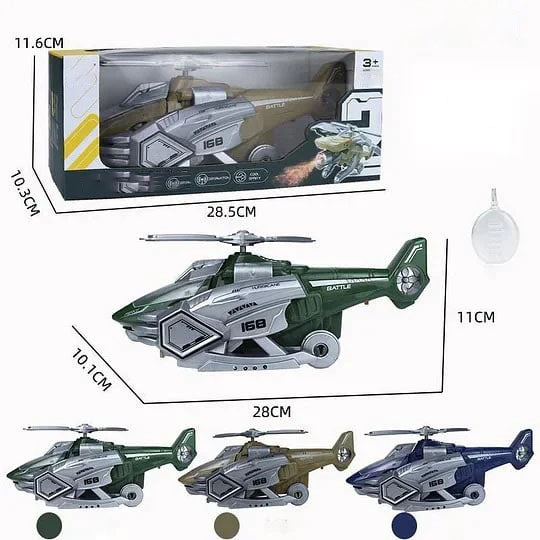 Vroča prodaja LED transformirajoče dinozavrske helikopterske igrače-SI