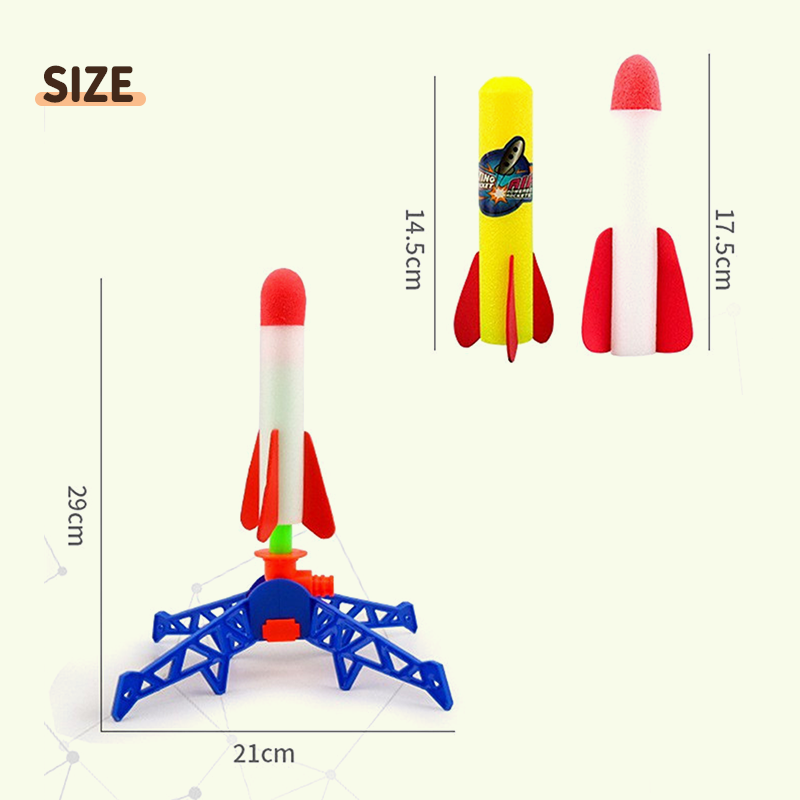 🚀LED raketų paleidimo įrenginys vaikams-LT