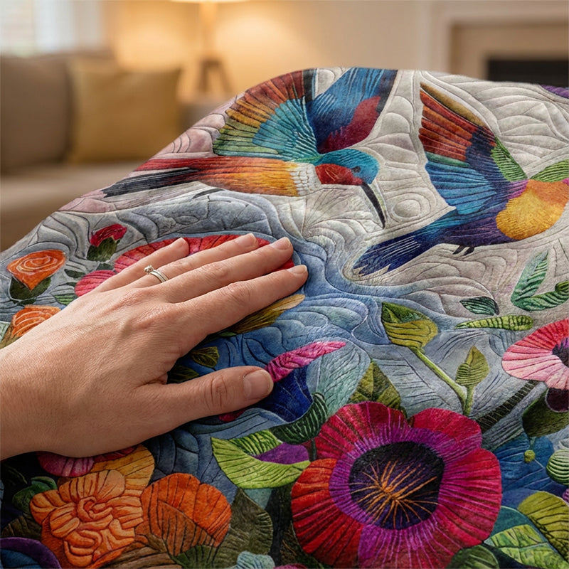 🌼 Prijetna in mehka flanelasta odeja s cvetličnim vzorcem 🛋️💐-SI