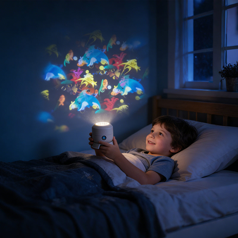 ✨Δυναμική περιστρεφόμενη λάμπα προβολέα LED-GR