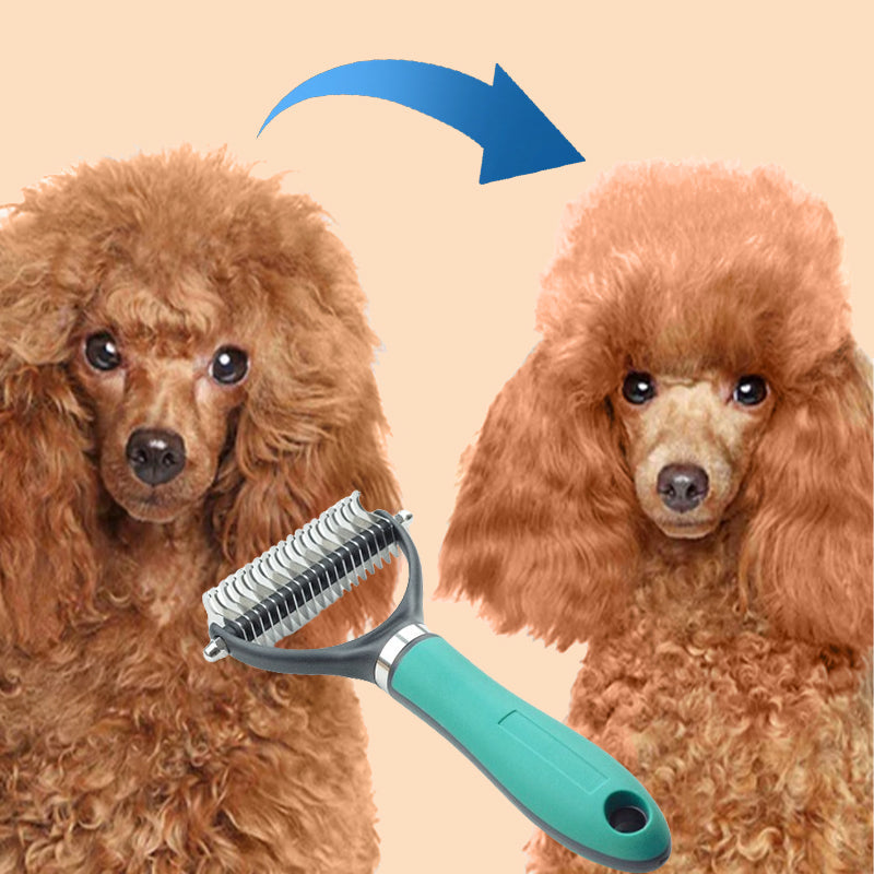 😺🐶1+1 δώρο🧹 Χτένα διπλής όψης για γάτες και σκύλους🐾-GR