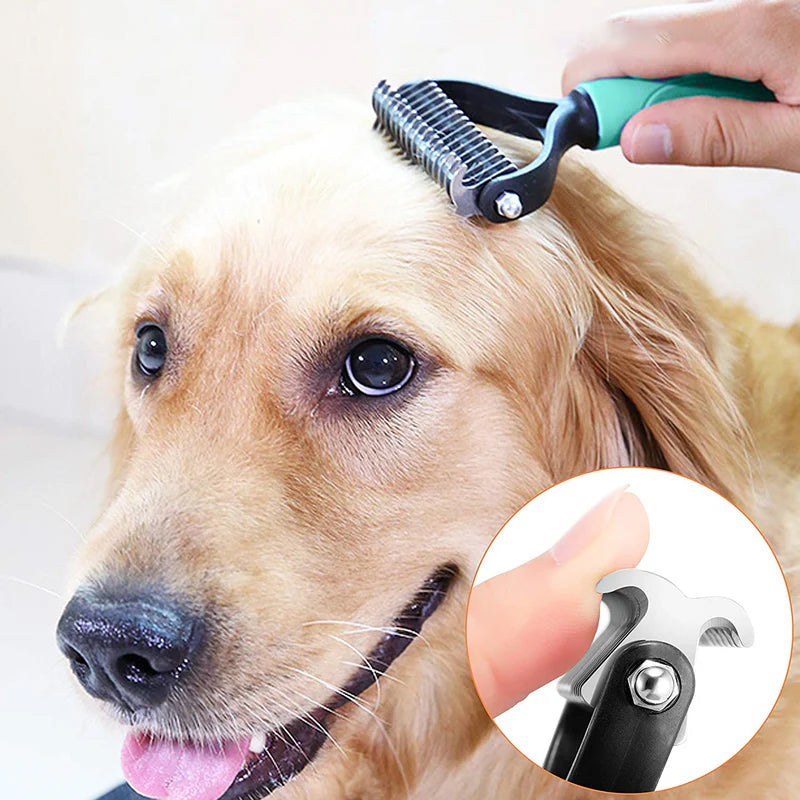 😺🐶1+1 δώρο🧹 Χτένα διπλής όψης για γάτες και σκύλους🐾-GR