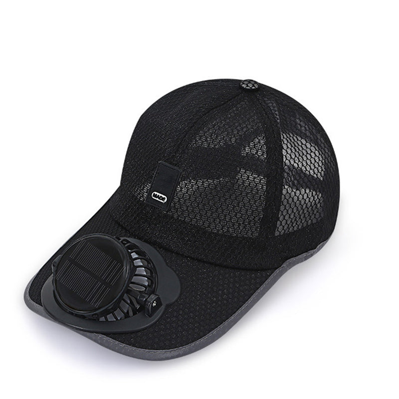 🔥Dihalna baseball kapa s solarnim ventilatorjem-SI