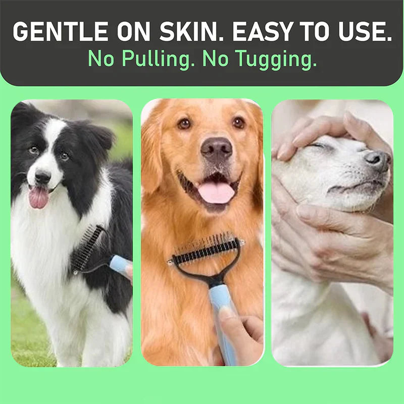 😺🐶1+1 δώρο🧹 Χτένα διπλής όψης για γάτες και σκύλους🐾-GR