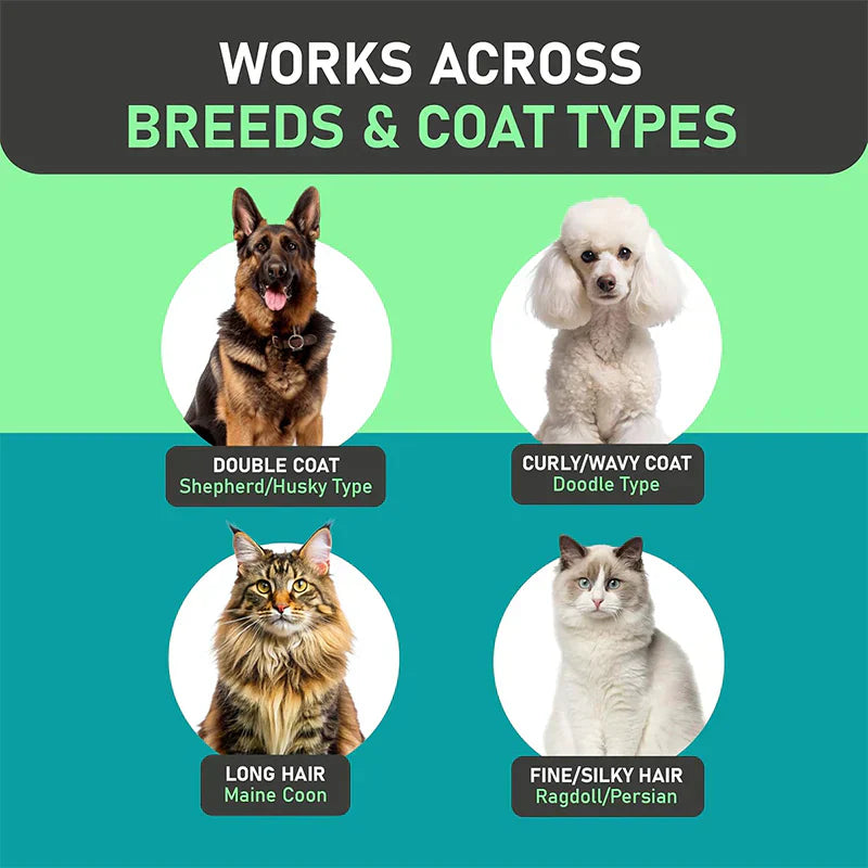 😺🐶1+1 gratis🧹 Dvostranski glavnik za mačke in pse🐾-SI