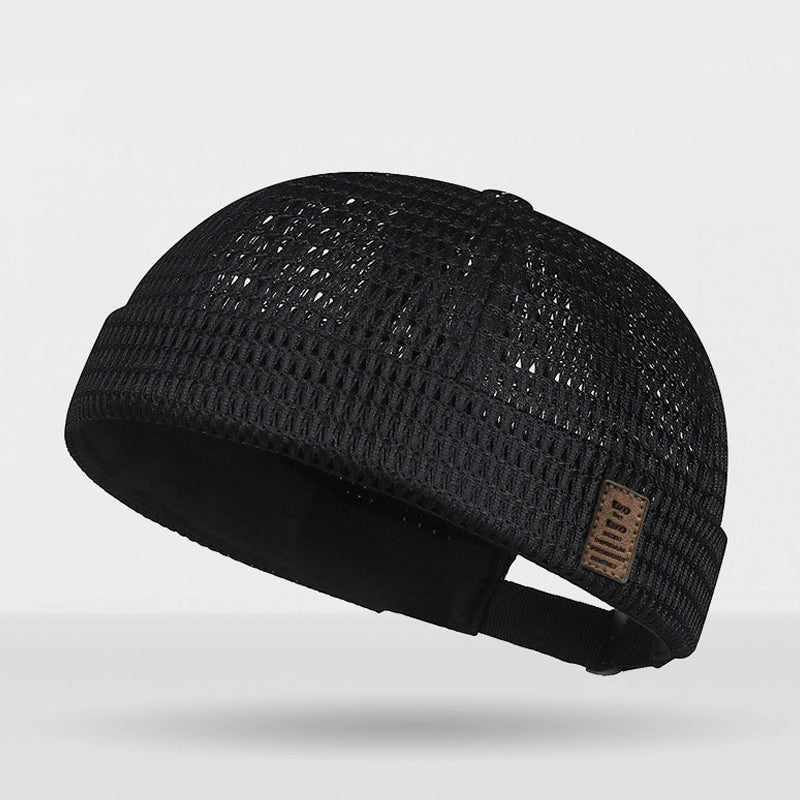 🧢🢊Lahka kapa iz zračne mrežice brez šilta-SI