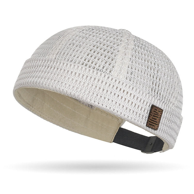 🧢🢊Lahka kapa iz zračne mrežice brez šilta-SI