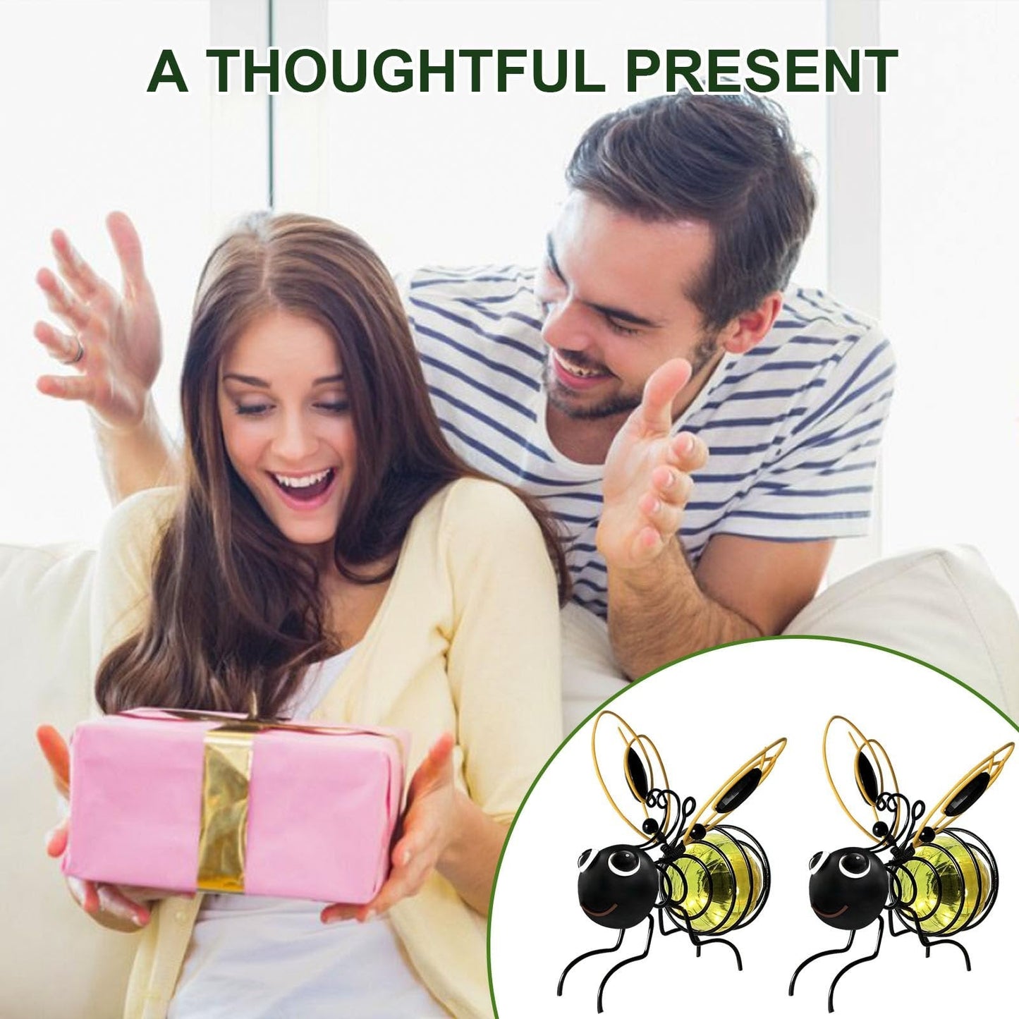 🔥 Τελευταία ημέρα της προσφοράς 🐝 Ηλιακό κρεμαστό φωτιστικό εντόμων-GR
